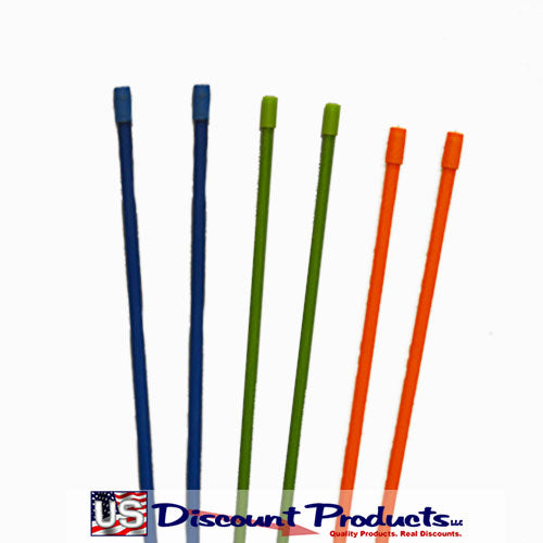 Blue, Green, Orange Snow Stakes