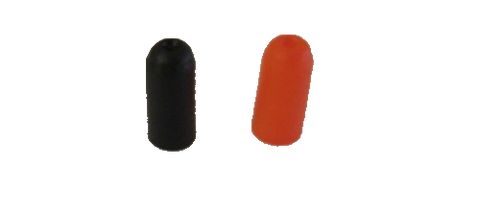 Black and Orange Snow Stake Cap 1/4