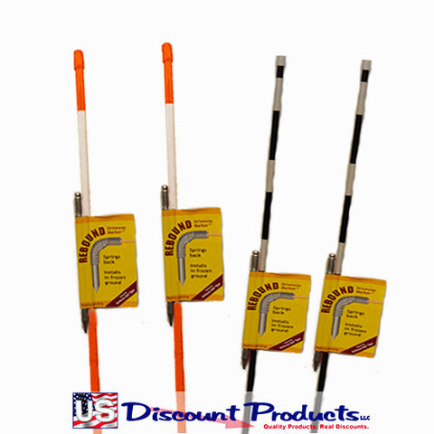 4ft Rebound Driveway Markers - 1/4